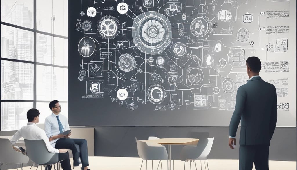 scrabble tiles spelling the word innovation on a wooden surface