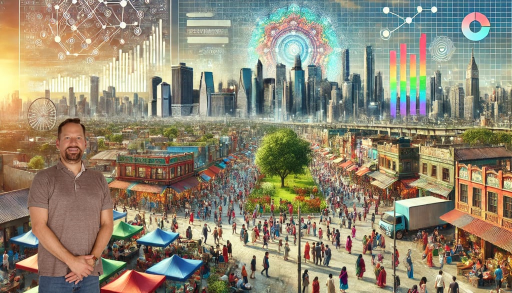 geospatial visualization of super diversity