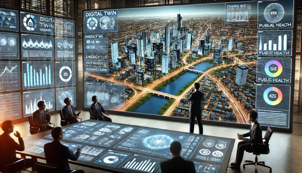digital twins for public health simulations