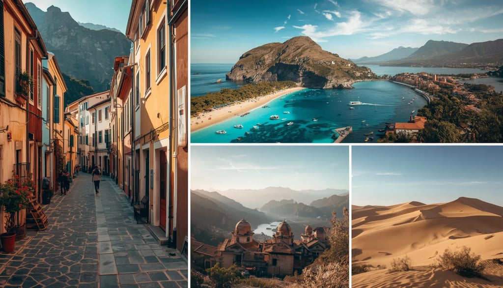 Collage of different images