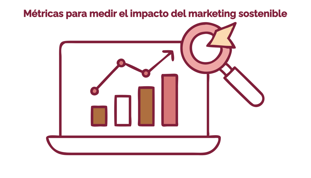 Dibujo plano de una gráfica de datos y una lupa representando la revisión de los datos