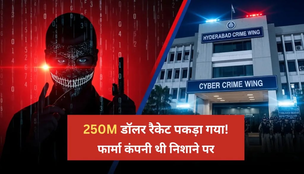 हैदराबाद पुलिस द्वारा 250 मिलियन डॉलर के साइबर-इंटिमिडेशन रैकेट का भंडाफोड़