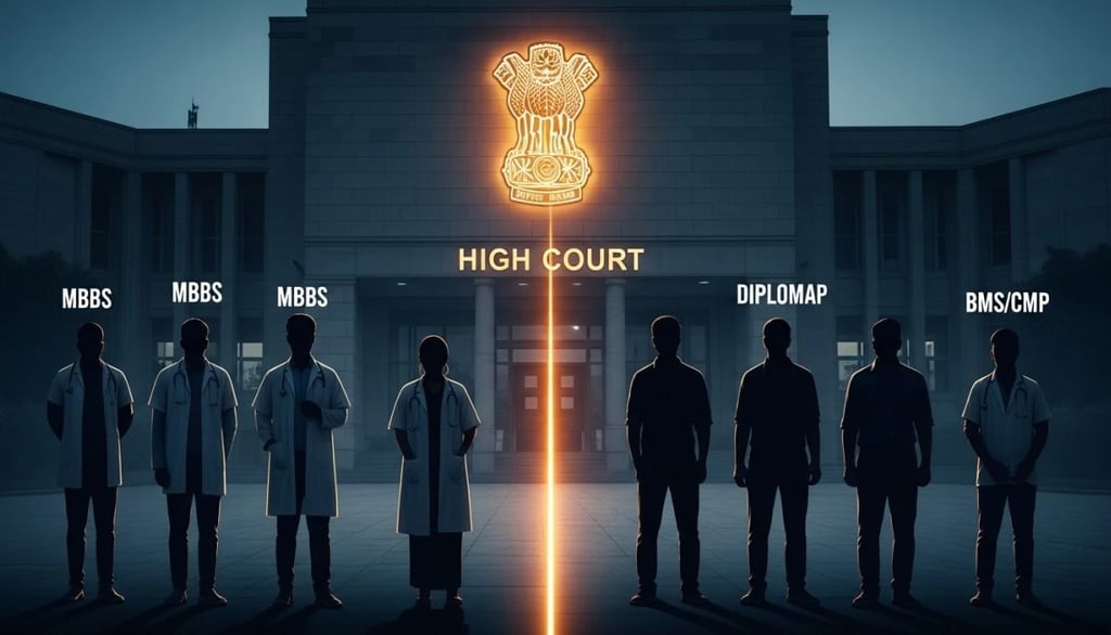 the madras high court’s decision on who can practice modern allopathy.