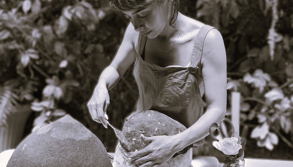 Wabi Sabi Paper Mache Interior Desin