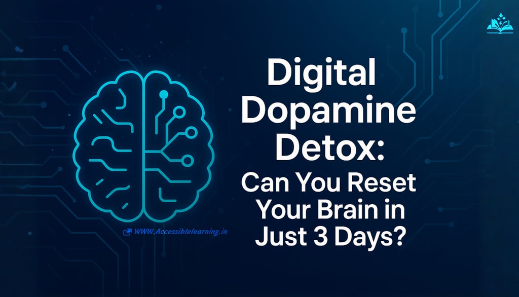 Can a 3-day digital dopamine detox reset your brain?