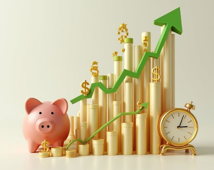 Salvadanio come simbolo risparmio business plan