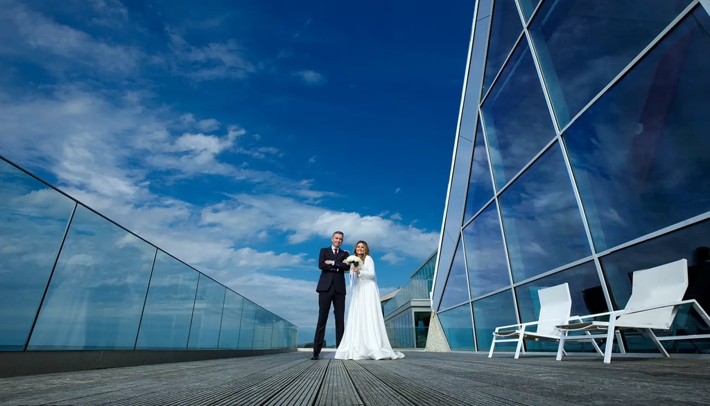 mariage le touquet seance decouverte magique terrasse novotel ciel bleu florent photographe boulogne