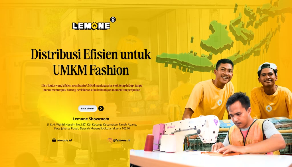 Distribusi Efisien untuk UMKM Fashion