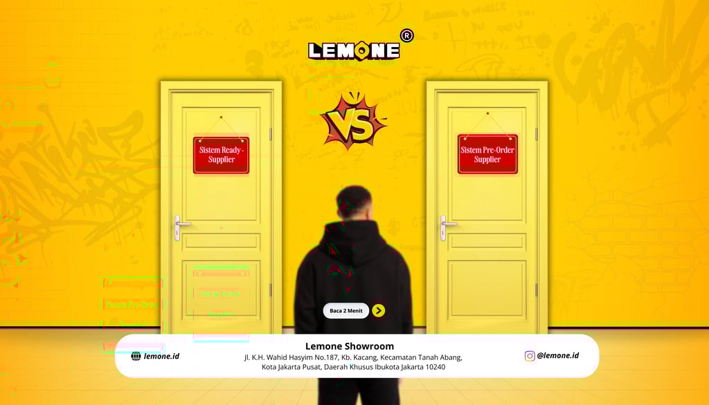 Sistem Ready vs Pre-order pada Supplier