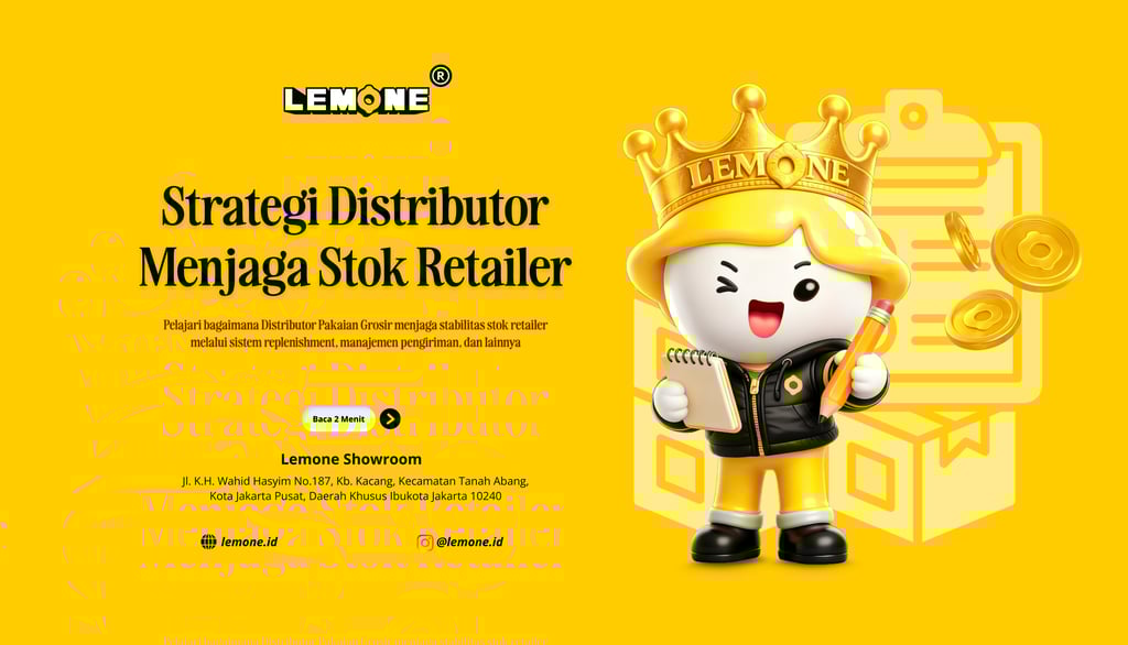 Strategi Distributor Menjaga Stok Retailer