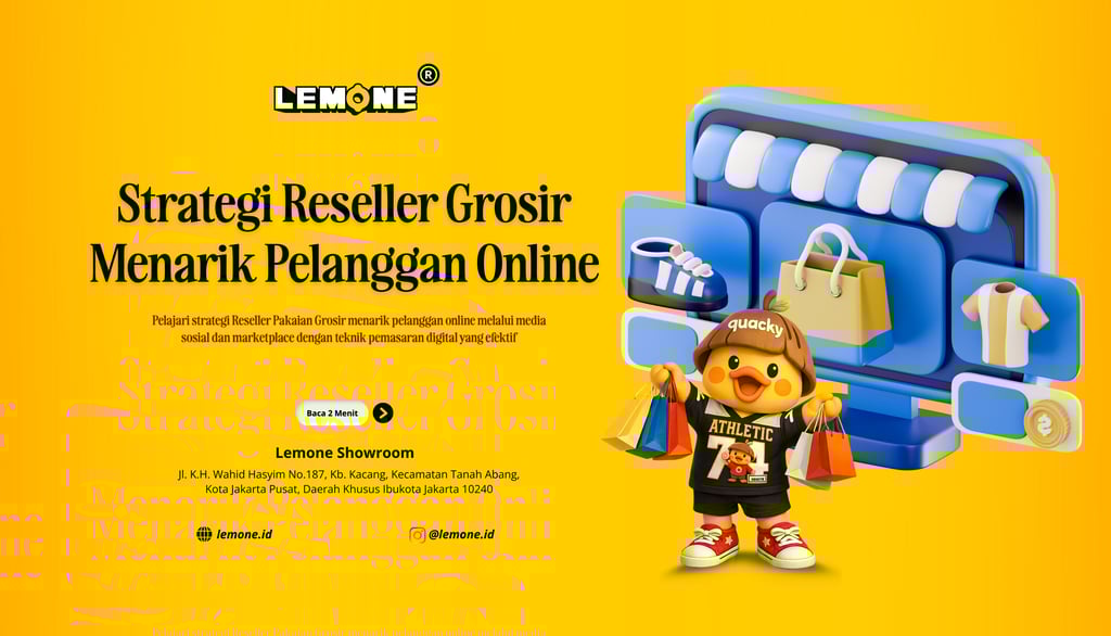 Strategi Reseller Pakaian Grosir Menarik Pelanggan Online