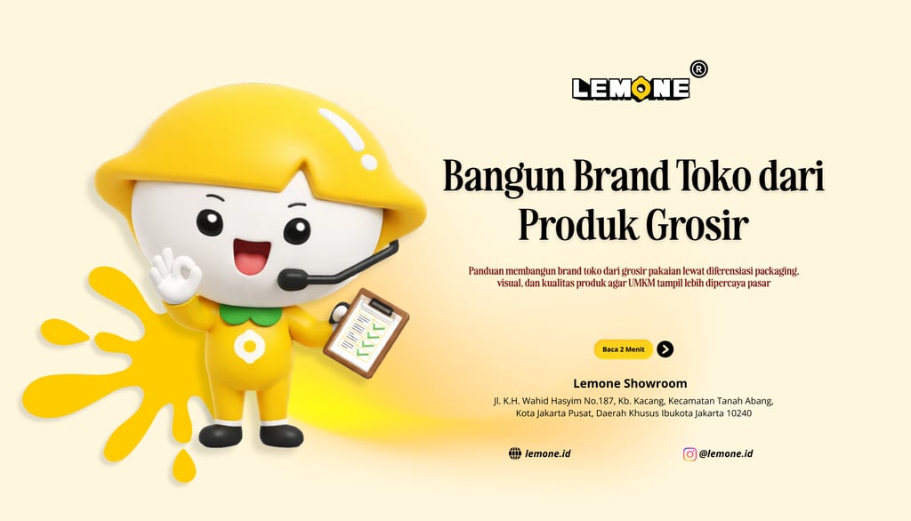 Bangun Brand Toko dari Produk Grosir
