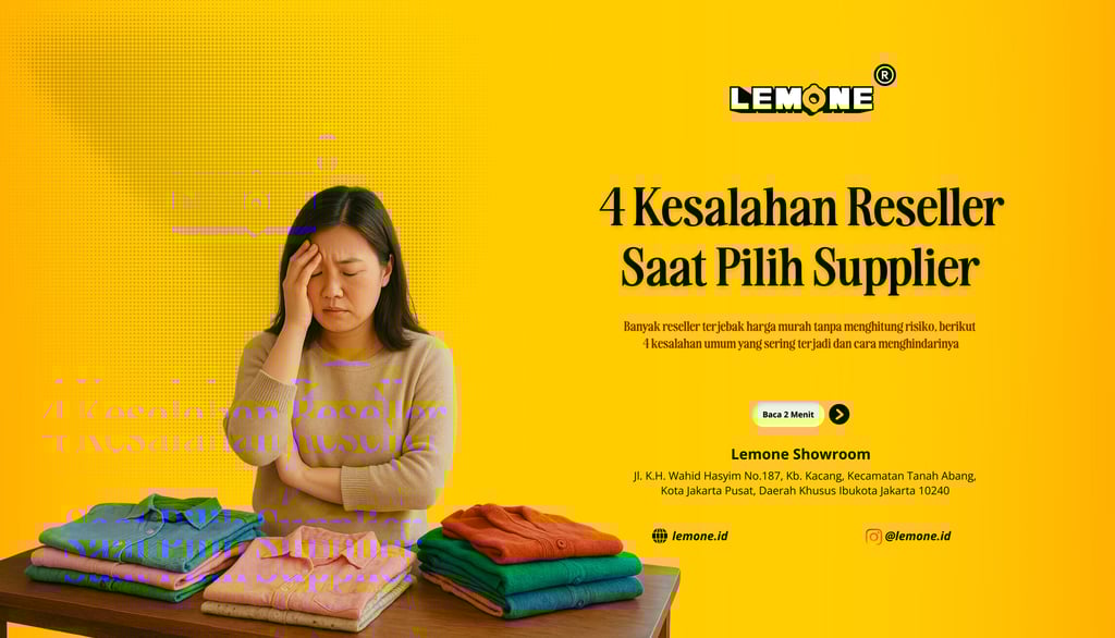 4 Kesalahan Reseller Saat Pilih Supplier