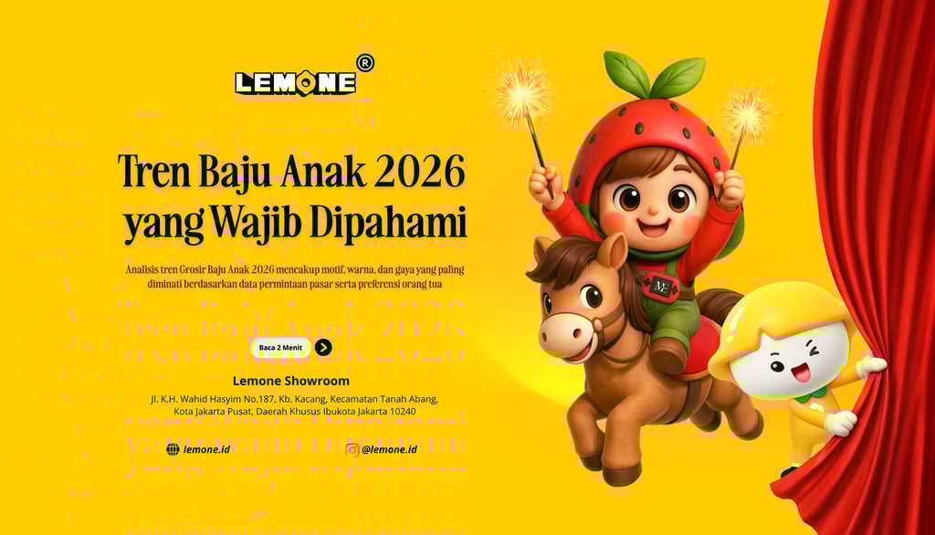 Tren Baju Anak 2026 yang Wajib Dipahami