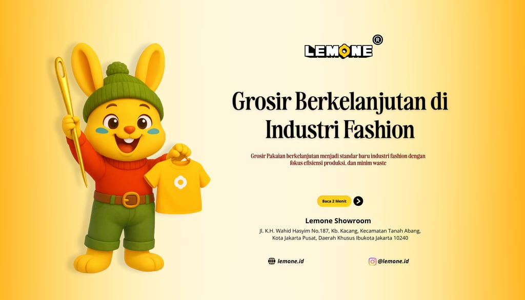 Grosir Berkelanjutan di Industri Fashion