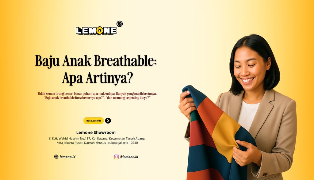 Baju Anak Breathable: Apa Artinya?