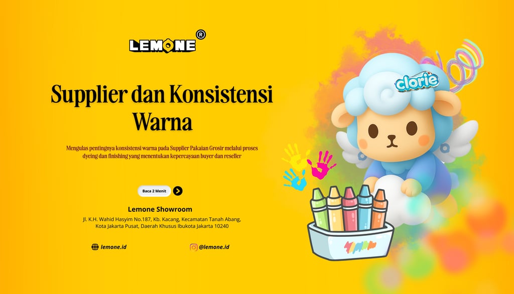Supplier dan Konsistensi Warna