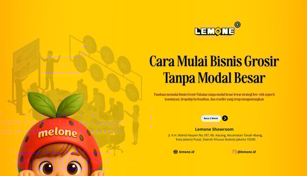 Cara Mulai Bisnis Grosir Tanpa Modal Besar