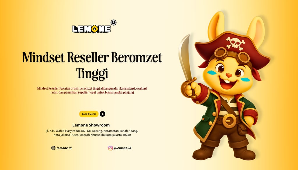 Mindset Reseller Beromzet Tinggi