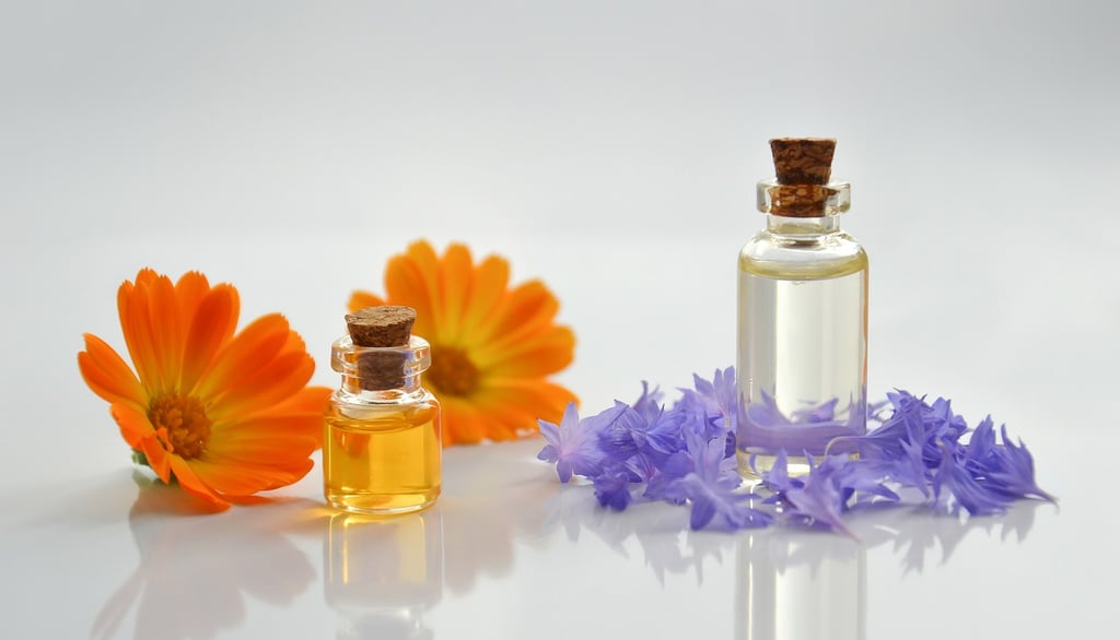 a bottle of flower extract for herbal wellness