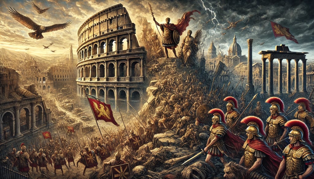 caida del imperio romano