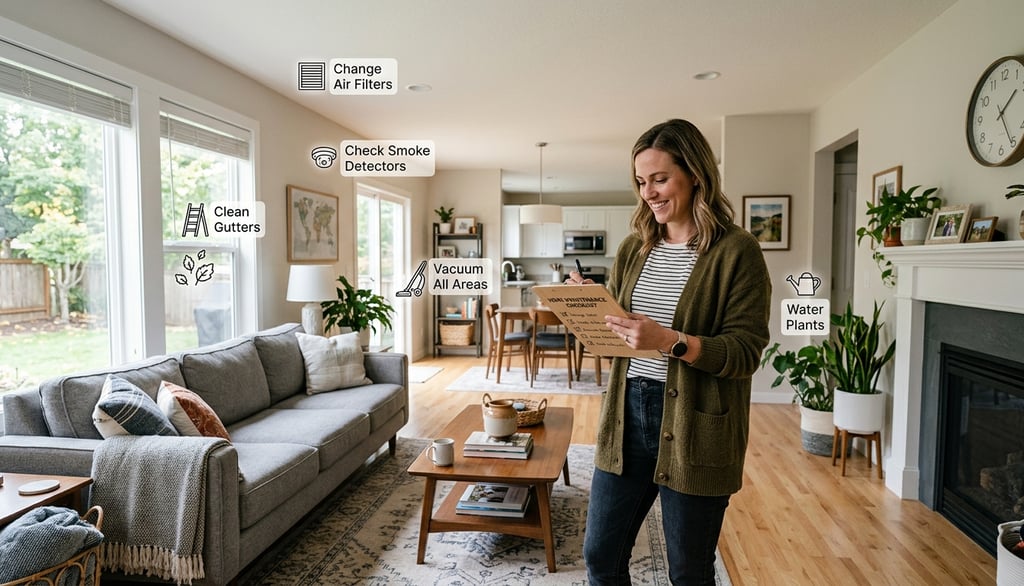 Cozy lived‑in home checklist