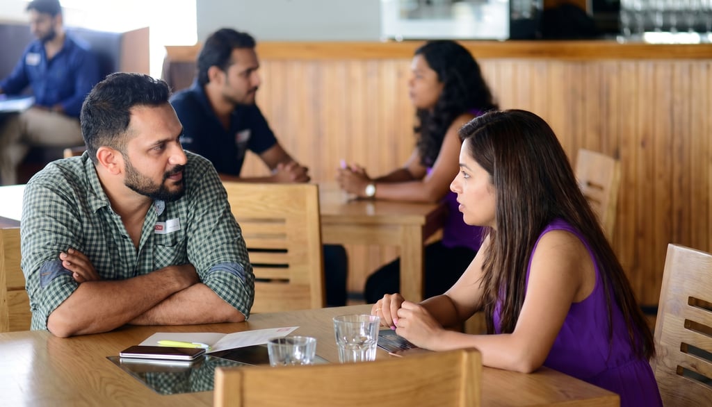 In Person South Asian Speed Dating Interaction