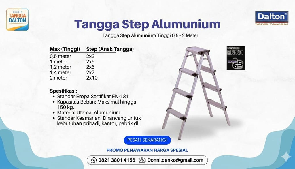 Tangga Dalton Step Alumunium
