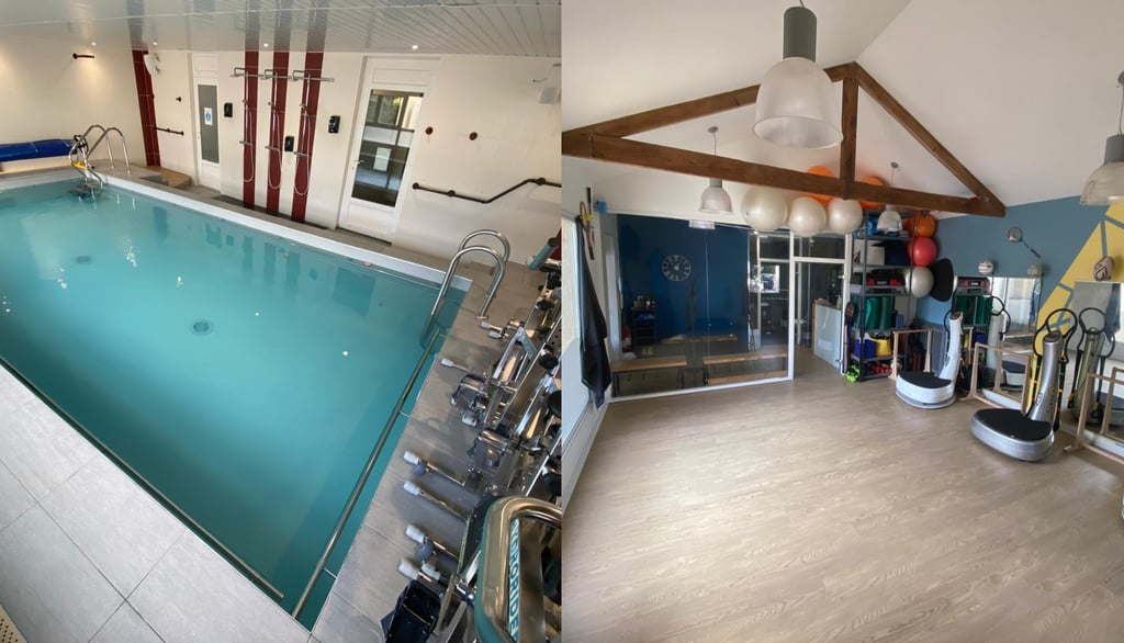 Image de la piscine et de la salle de sport