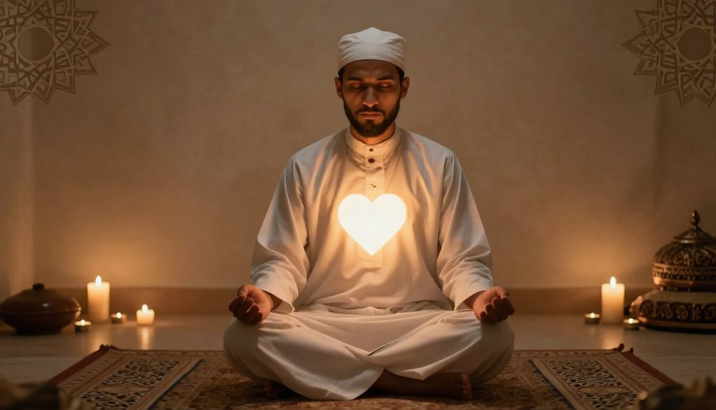 Sufi muraqaba meditation practice for heart centered dream work and subconscious guidance