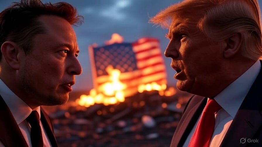 Elon Musk Slams Trump’s “Disgusting” Spending Bill: A Fiscal Firestorm Ignites