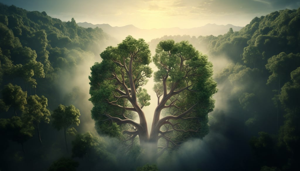 a tree trunk