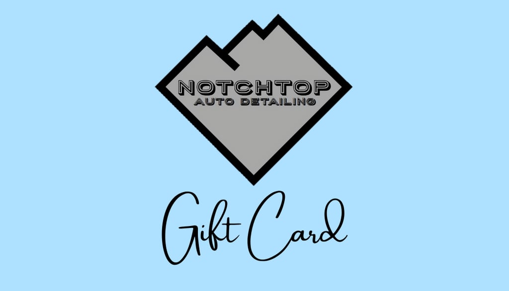 auto detailing gift card