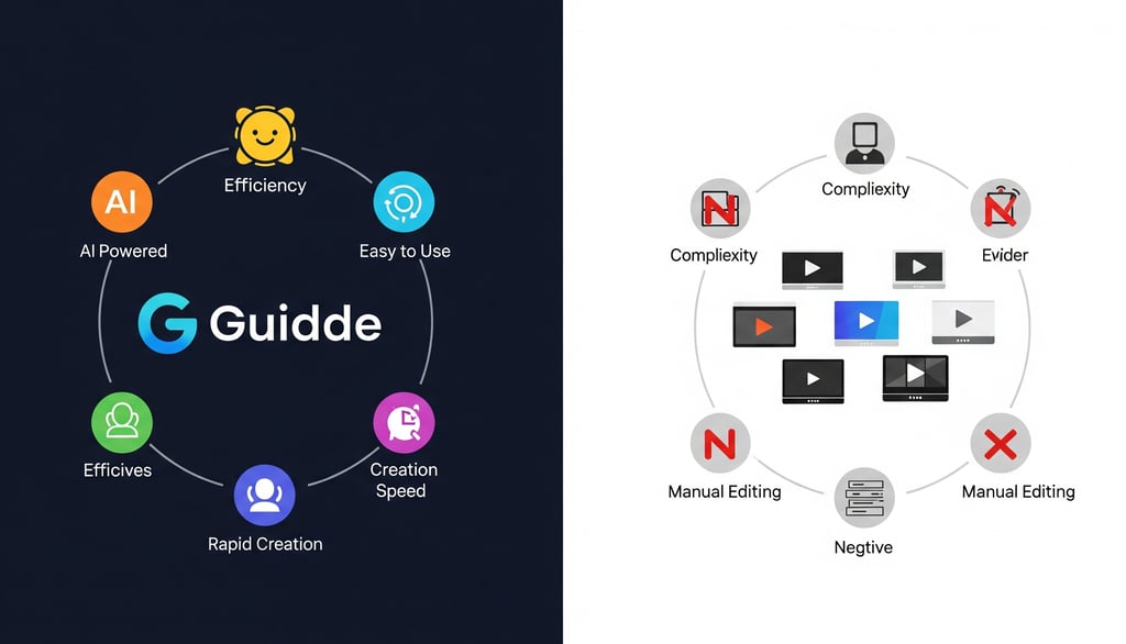 Guidde compared to other video tutorial tools