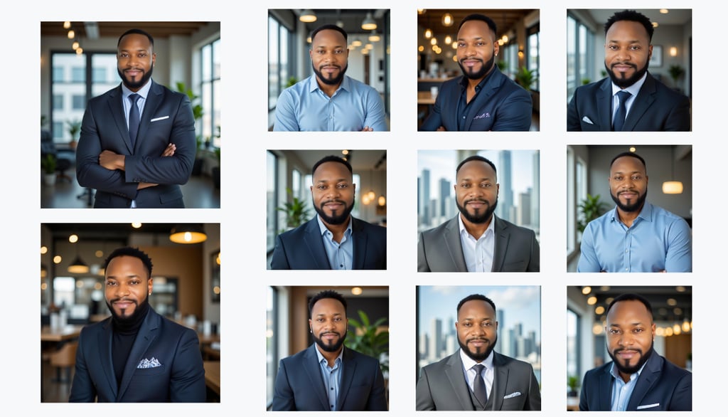 AI-generated headshots from Bettershot (delivered in under 20 minutes).