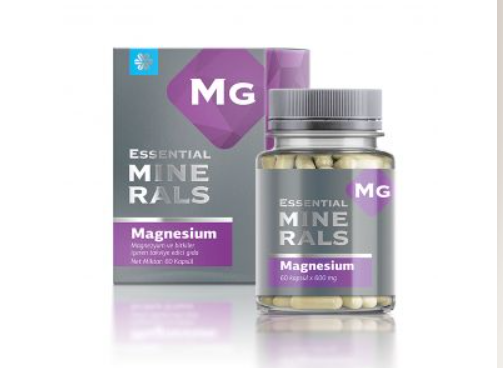 Essential Minerals MAGNESIUM #500629 Sağlık Essential Minerals Magnezyum ve Bitkiler İçeren Takviye