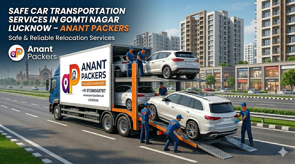Car Transportation in Gomti Nagar Lucknow – Safe & Reliable Vehicle Shifting by Anant Packers