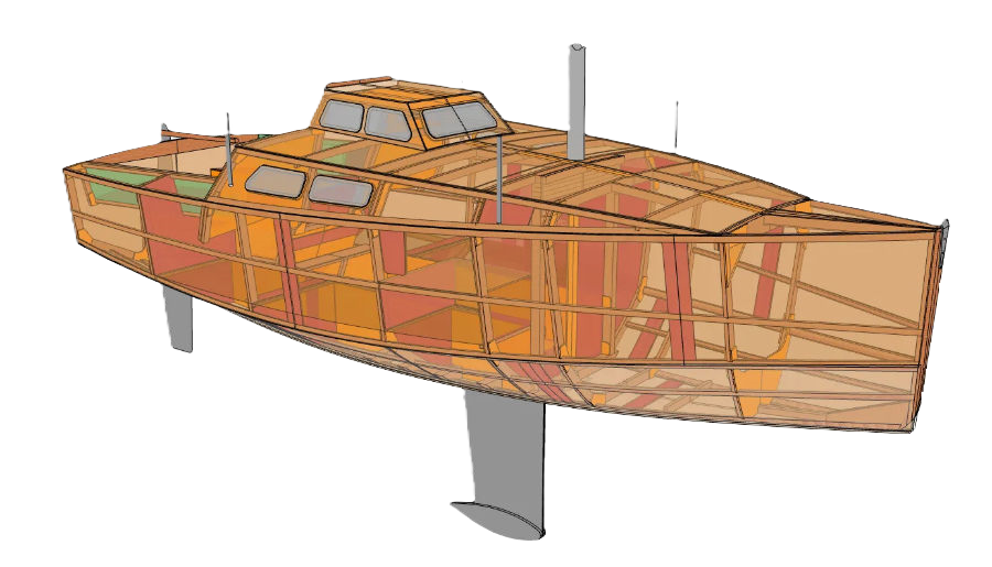 Class Globe 5.80 Technical Drawing Side view