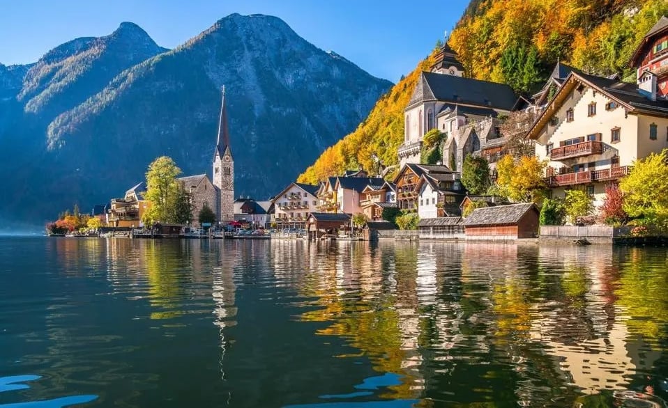 Europe Lake and Mountains