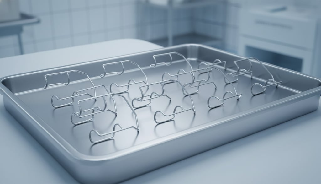 A high-resolution close-up of a Surgical Barraquer Wire Eyelid Speculum made from polished stainless