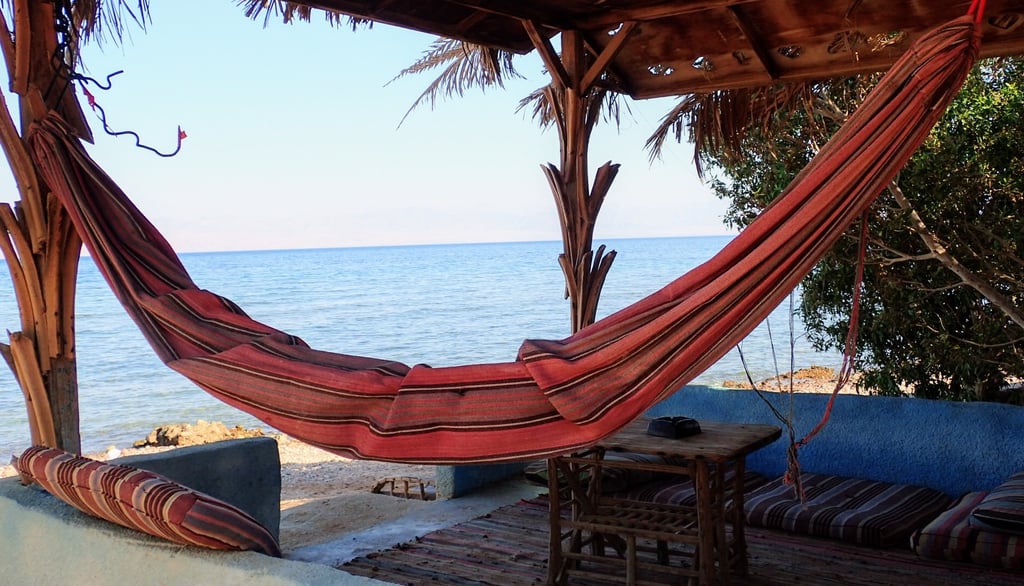 Popular beach room at Bedouin star Ras shitan Nuweiba Egypt