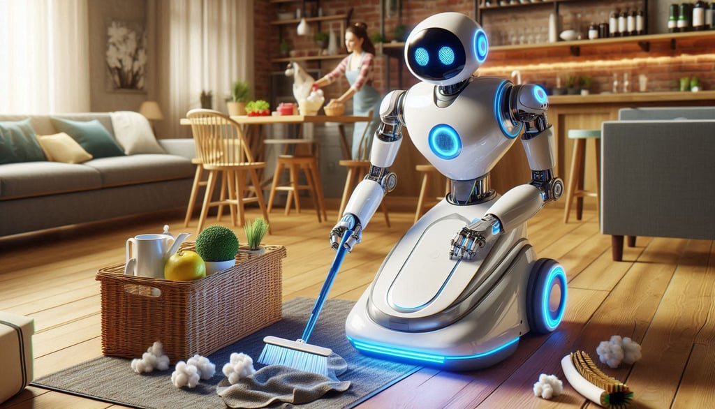 AI-powered household robots transforming domestic chores