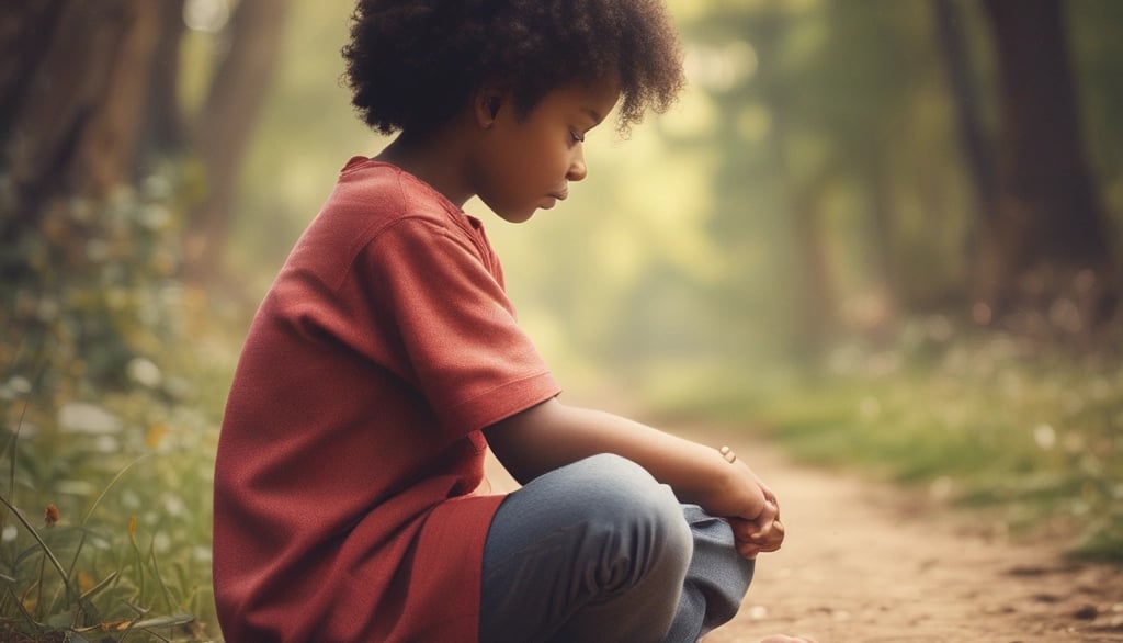 Wooden Scrabble tiles arranged to spell out the words Father, Jesus, and Spirit, placed on a plain white background.