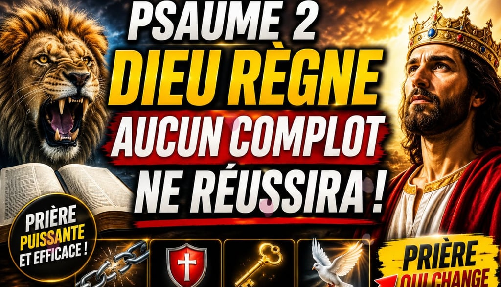 Psaume 2 La Prière Puissante qui Détruit les Complots de l'Ennemi et Libère les Bénédictions de Die