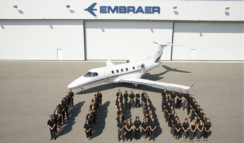 1100 units sold - Embraer Brasil
