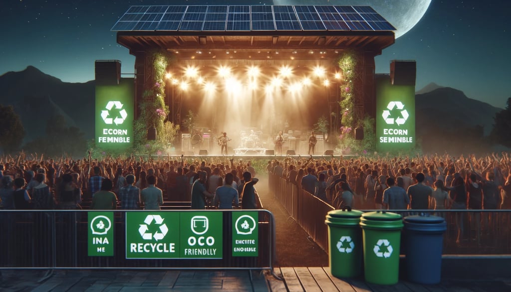 recycle, trash, concert stage, hope humanity