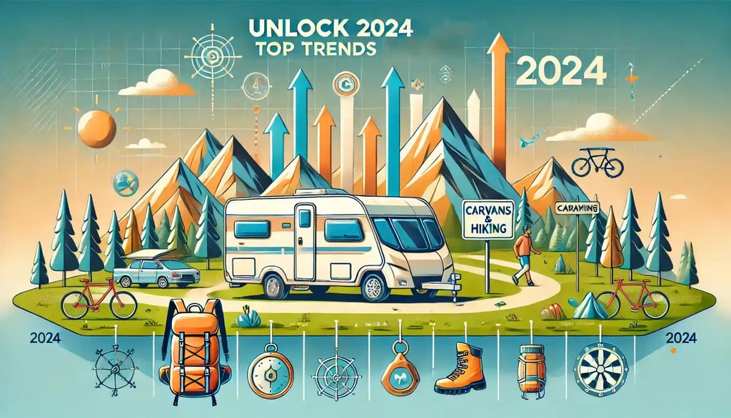 caravan and hiking trends