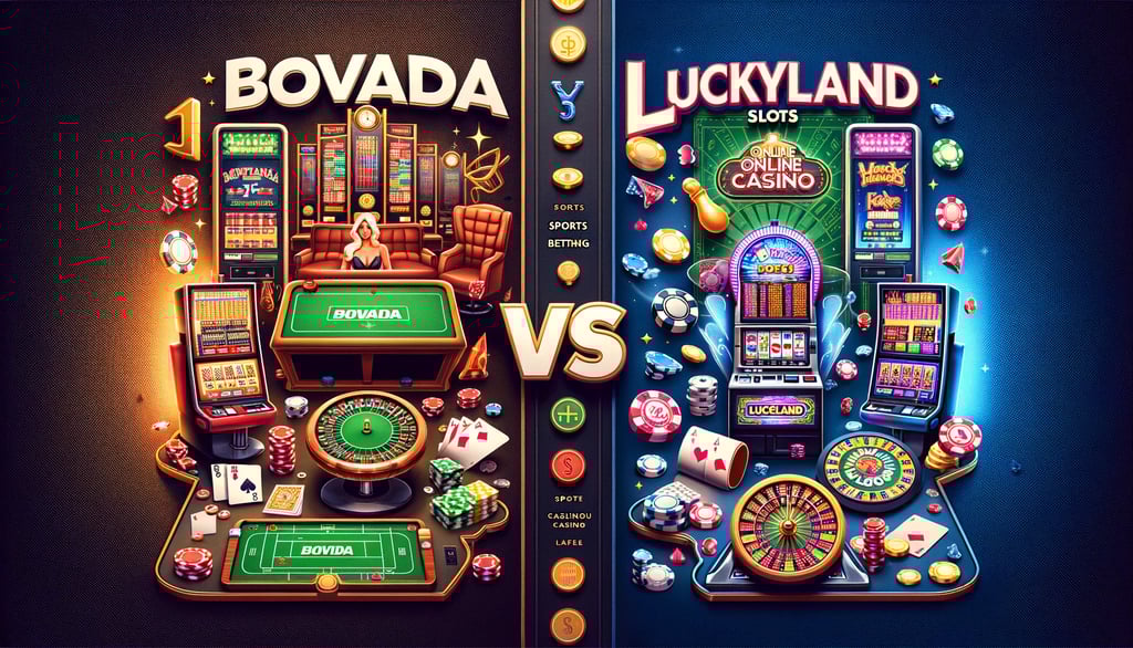 Bovada vs Luckyland: Online Casino Face-Off.
