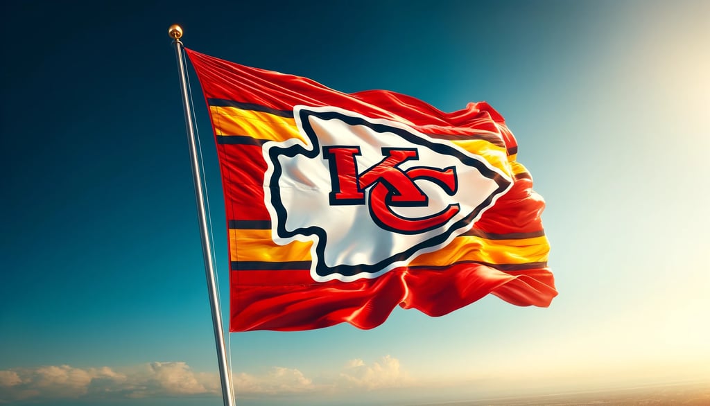 Kansas City Chiefs flag that embodies the team's spirit and pride