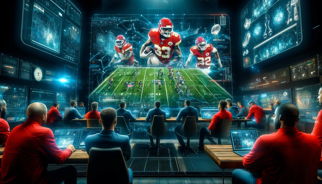 Chiefs' high-tech strategy session for Super Bowl 2025.